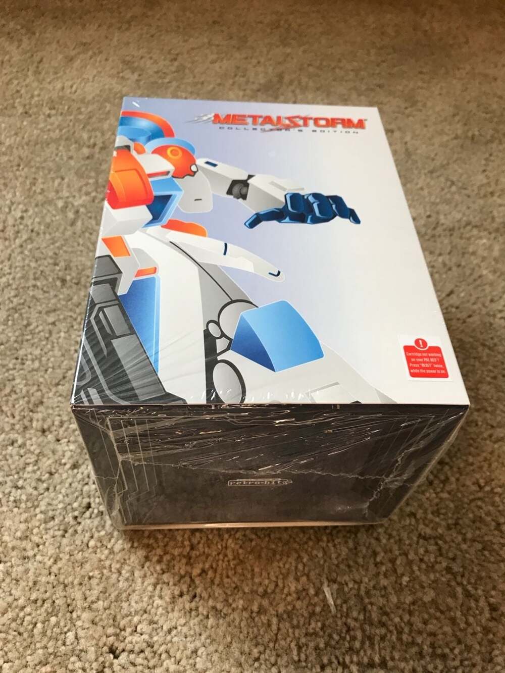 NES METALSTORM COLLECTORS COMPLETE retro bit